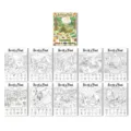 Kit de livre de coloriage de camping pour enfants affiche cherche et trouve feuilles d'art 11pcs - Affiche de Coloriage Voyage Camping (RXHC1164) / Lot de 10 feuilles