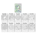 Ensemble de livre de coloriage de microscope scientifique pour enfants avec couverture et pages. - Affiche de Coloriage Exploration au Microscope (RXHC1161) / Lot de 10 feuilles