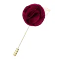 Weinrote Stoff Rose Anstecknadel Brosche, eleganter Anzug Zubehoer fuer Damen Herren. - Burgunderrot