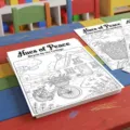 Primo piano dettagliato del set di poster da colorare con bellissimi disegni di campagna. - Stile Scena Pastorale (RXHC1431) / Set di 10 fogli
