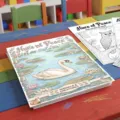 Detailed view of cute animal theme coloring posters set for kids hand painting and art activities. - Cute Animal Theme (RXHC1425) / 10 Sheets Set