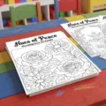 Coloring poster set natural floral bird theme hand-drawn pressure relief art book for kids adults - Nature Flower Bird Theme (RXHC1436) / 10 Sheets Set