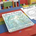 Libro colorare bambini tema oceano dettaglio, motivi sottomarini, disegno e arte graffito creativa. - Tema Oceano (RXHC1177)