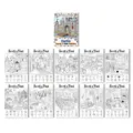 Livre de coloriage château pour enfants feuilles d'activités cherche et trouve avec couverture. - Affiche de Coloriage Château Médiéval (RXHC1167) / Lot de 10 feuilles