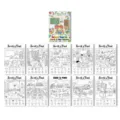 Livre de coloriage pour enfants sur l'école avec dix pages d'art pédagogiques amusantes - Affiche de Coloriage Campus Scolaire (RXHC1157) / Lot de 10 feuilles