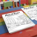 Cozy indoor scene coloring posters for relaxation and stress relief, 10 pcs pack. - Cozy Indoor Scene Line Art (RXHC1432) / 10 Sheets Set