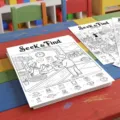 Vue détaillée des affiches de coloriage pour enfants, cherche et trouve, éducatif. - Exploration de Scènes Amusantes (RXHC1416) / 10 Pièces/Paquet