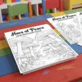 Children coloring posters forest and floral theme paper art drawing activity set 10pcs - Forest Floral Theme (RXHC1422) / 10 Sheets/Pack