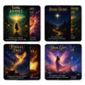 Cartes oracle de guérison céleste, tarot mystique étoilé pour la méditation et guidance spirituelle. - Cartes Oracle de Guérison Ciel Étoilé (T01043693) / 50 Pièces/Paquet