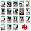 18st Mannen Voet Enkel Oefening Kaarten Onderste Ledematen Circulatie Gezondheid Pro - 18 Stuks/Pakket