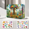 Children dinosaur busy book quiet activity book with reusable stickers for early learning and play. - Dinosaur Theme(T01043404)