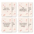 Inspirational affirmation cards for women, emotional wellness and self-care card deck. - Motivational Text Style (T01043658) / 50 Pieces/Pack