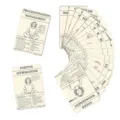 Variante de tarjetas de gestión emocional vintage con terapia y herramientas de autocuidado. - Tarjetas de Sanación (RXHA0108) / 36 Hojas