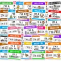 Pegatinas de etiquetas con nombres de animales de dibujos animados para tazas y portátiles. - Serie de Ciencias Animales (RXHA5007) / 50 Piezas/Paquete