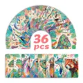 36pcs colorful animal illustration cards set, forest animal journaling decorative postcards - Painted Animal (RXHB0404) / 36 Pieces/Pack