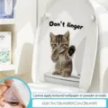 Adhesif impermeable pour siege de toilette chat mignon amovible decoration salle bain - Ne Pas Traîner (Chat Odeur) / Moyen