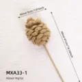Handmade crochet pinecone flower with dimensions 5x41cm - Pine Cone (MXA33-1) / Single Pine Cone