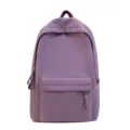 Minimalistischer, leichter Schulrucksack mit großem Fassungsvermögen in schlichtem Lila - Lila