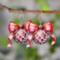 Colorful Disco Ball Bow Acrylic Dangle Earrings for Birthday Party Fashion Gift Ideal - Multicolor Disco Ball Bow (4613)
