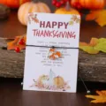 Thanksgiving Fuchs Anhänger Armband mit Wunschkarte, herbstlicher Schmuck Geschenke - Fuchs
