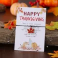 Thanksgiving Ahornblatt Anhänger Armband mit Grußkarte herbstlicher Schmuck - Ader Ahornblatt