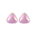 Japanischer Stil süße Acryl holografische abgerundete Dreieck Ohrringe DIY Schmuck Set. - Dreieck Paar / Lila