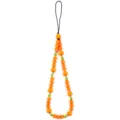 Colorido resina estrella corazon smiley correa telefono anti-perdida moda verano mujer - Estilo Estrella Naranja Neón Cara Sonriente Amarilla (B44-0301) / 1 Pieza