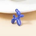 Gros plan pendentif chien ballon en alliage bleu, charm idéal pour fabrication bijoux DIY. - Lot de 10 / Bleu saphir