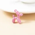 Détail de pendentif chien ballon en alliage rose accessoire mignon 3D pour bijoux DIY - Lot de 10 / Rose