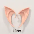 Orejas de elfo de látex 10cm accesorios de fiesta cosplay orejas de hada suaves. - Color natural 10 cm - bolsa OPP