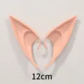 Cosplay orejas de elfo látex rosa cuento hada fiesta disfraz juego rol 12cm largo - Color natural 12 cm - bolsa OPP