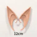 Orecchie da elfo in lattice accessori per costume da fata 12cm festa cosplay oggetti - Colore scuro 12cm - Sacchetto OPP