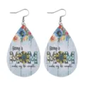 Orecchini pendenti in pelle PU con girasole leopardato MOM per donna, regalo festa della mamma. - Stile Ispiratore Life Complete (9)