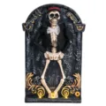Decorazione lapide di Halloween scheletro con smoking e luci LED per decorazioni festa - Sposo / Disponibile / Confezione in scatola a colori