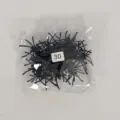 Detailansicht von Halloween Plastik Spinnen Spielzeug, schwarze Dekoration für Party und Streiche. - 30 Stück/Packung (Schwarz)