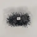 Halloween Simulation Kunststoff kleine Spinne Streich Requisiten Party Dekorationen - 50 Stück/Packung (Schwarz)