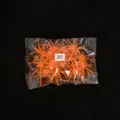 Halloween künstliche Plastikspinnen orange gruselige Party Streich Requisiten Spielzeug - 30 Stück/Packung (Orange)