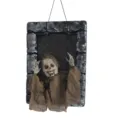 Decorazione di oggetti di scena di scheletro di zombie lapide sospesa di Halloween - Fantasma Maschio in Vestiti Gialli (N. 4) / Z289