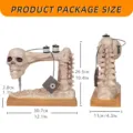 Halloween skeleton sewing machine decoration with sound and light, scary prop spooky size. - Z252 Sewing Machine