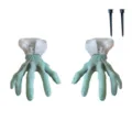 Halloween green zombie hands prop with ground stakes for scary lawn haunted house decor SKU - Ground Stake Ghost Hand / Green
