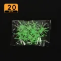 Halloween oplichtende kleine plastic spinnen 20stuks verpakking voor feestdecoratie. - Set van 20 Stuks