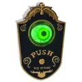 Halloween campanello bulbo oculare luminoso oggetto spaventoso porta per festa bar decorazione - Nero