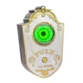 Halloween campanello luminoso sonoro con occhio orrore oggetto di scena decorazione - Bianco