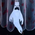 Halloween hanging ghost windsock decoration LED glowing party haunted house prop light up - Non-Glowing - Clown Face / Large (130*60cm)
