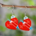 Krankenschwester Herz Spritze Acryl Ohrringe medizinische Thema Schmuck Geschenk Damen - Krankenschwester Hut Spritze (4506)