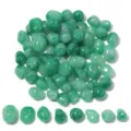 Abalorios de acrílico irregular verde mezclados cuentas sueltas para hacer joyas de bricolaje - Jade Claro