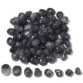 Cuentas acrilicas irregulares de dos colores para fabricacion de joyas DIY y accesorios. - Gris & Negro