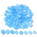 Cuentas acrilicas irregulares azules para accesorios de joyeria hechos a mano detalle - Verde claro