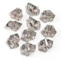 Acrylic fake ice cubes crystal stones irregular clear DIY jewelry accessories pack - 50 Pieces/Pack / Gray