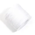 White waxed cord for DIY bracelets jewelry making hand-woven craft string spool detail - 1mm, 70m/Roll / White